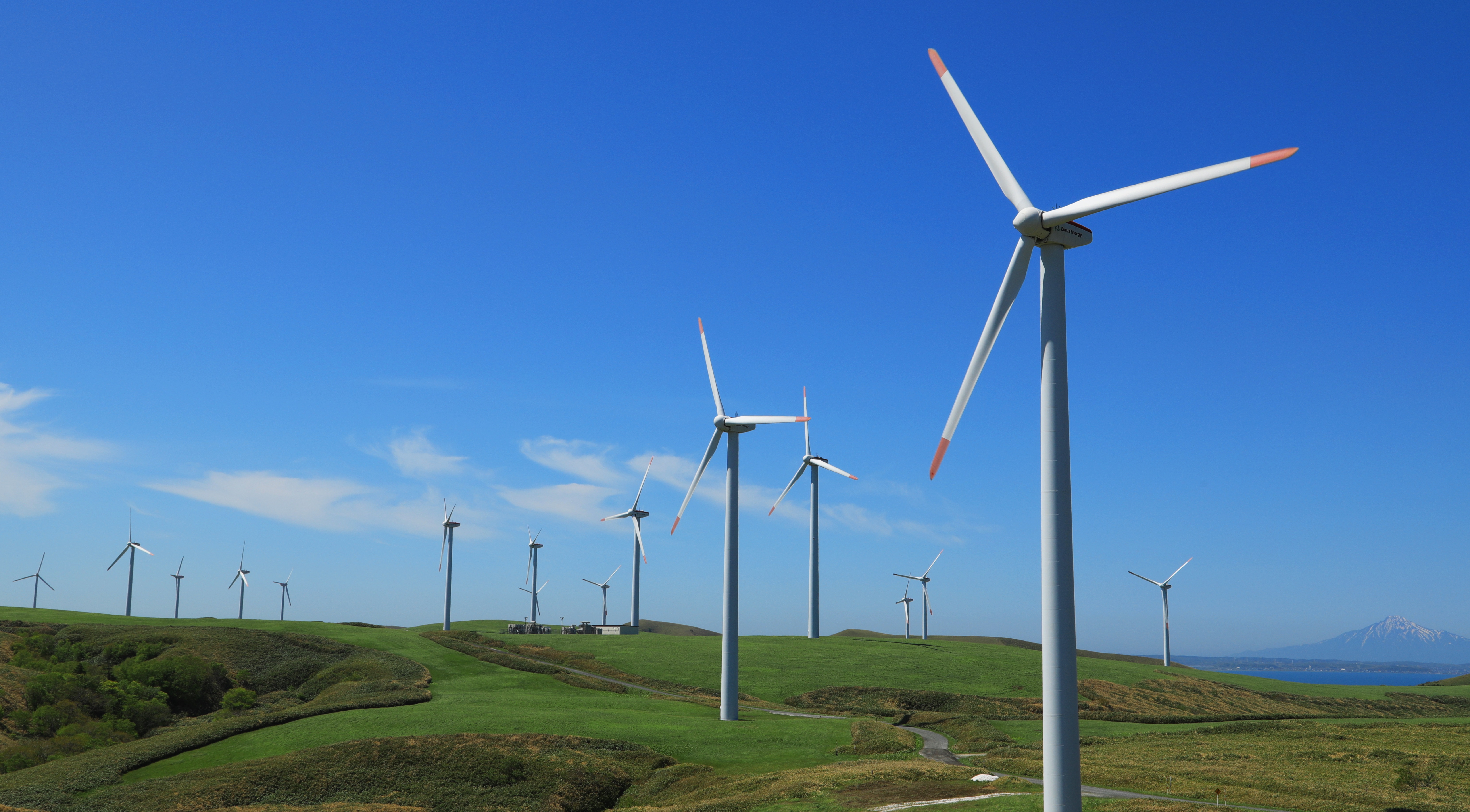 石狩の風力発電