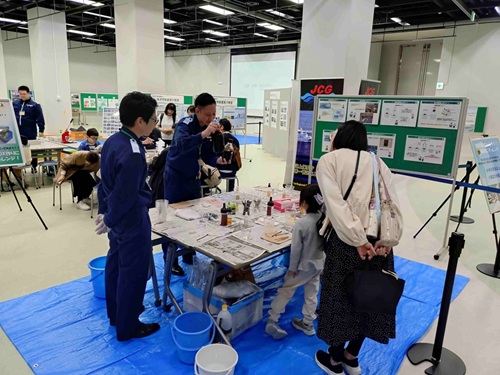 小樽海上保安部 展示会の様子