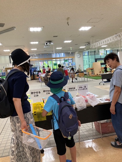 札幌消費者協会 展示会の様子