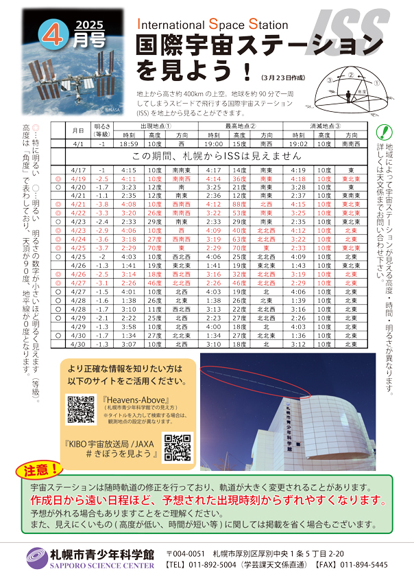 ISS・CSSを見よう！4月号サムネイル画像